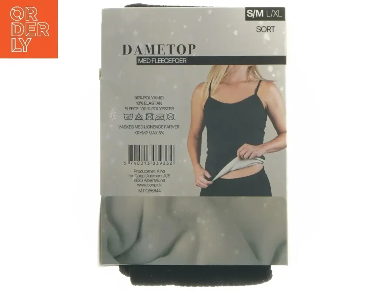 Billede 2 - Dametop med fleecefoer S/M fra Coop (str. S/M, cm)