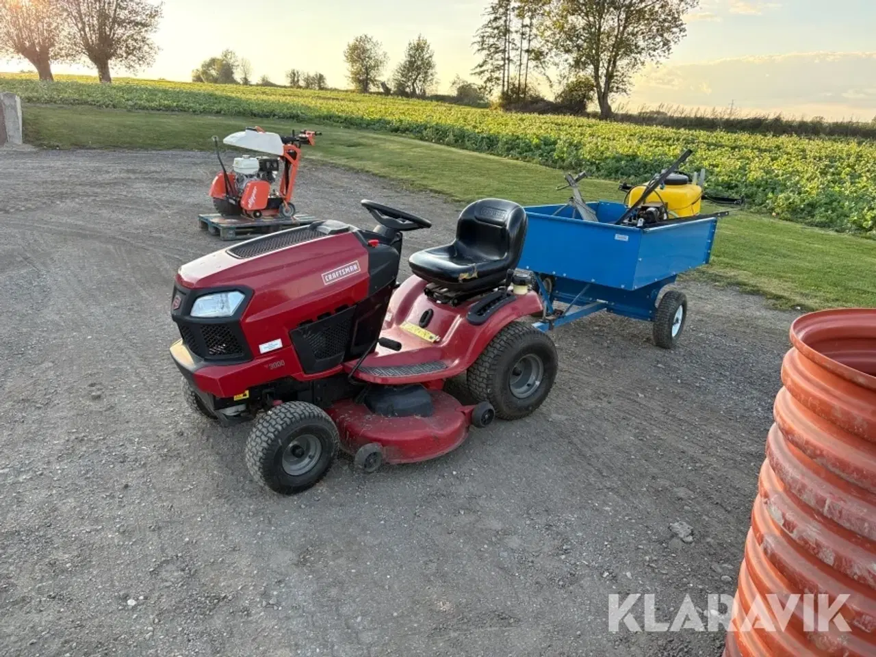 Billede 1 - Havetraktor med vogn Craftsman 917