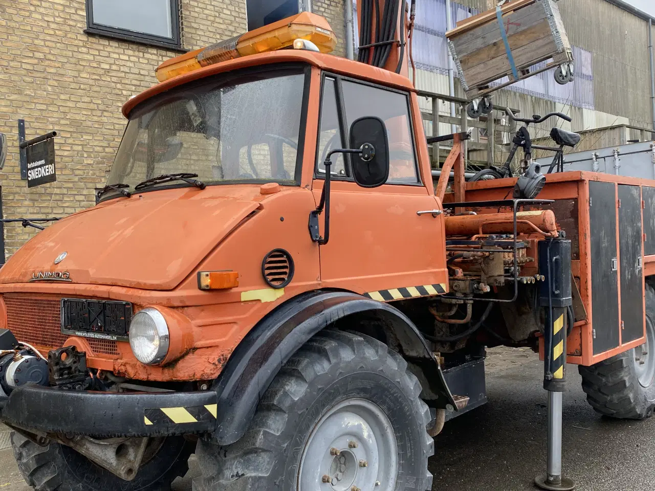 Billede 9 - Mercedes Unimog 416 kranbil