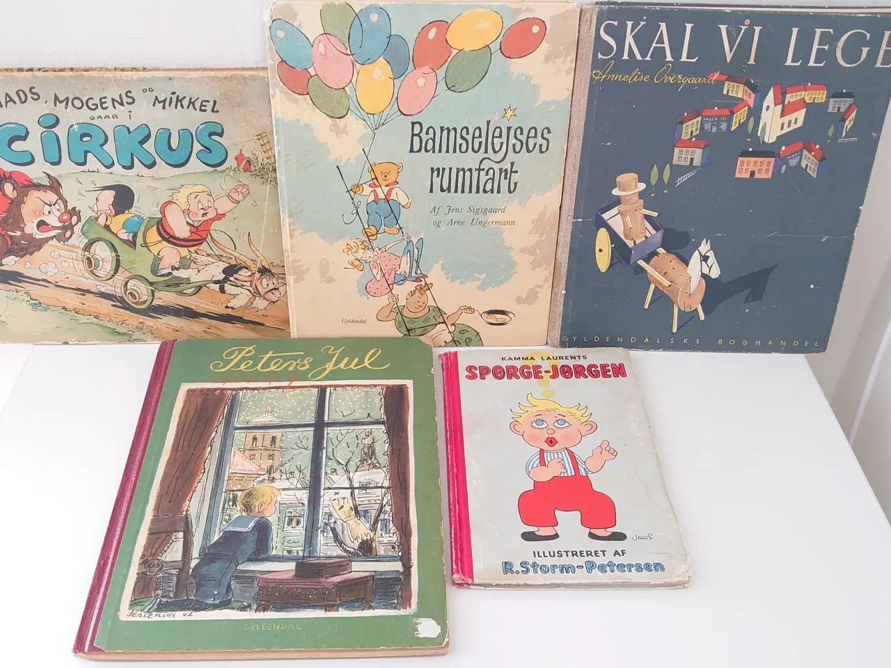 Billede 1 - 5stk gamle billed børnebøger i blandet stand. 