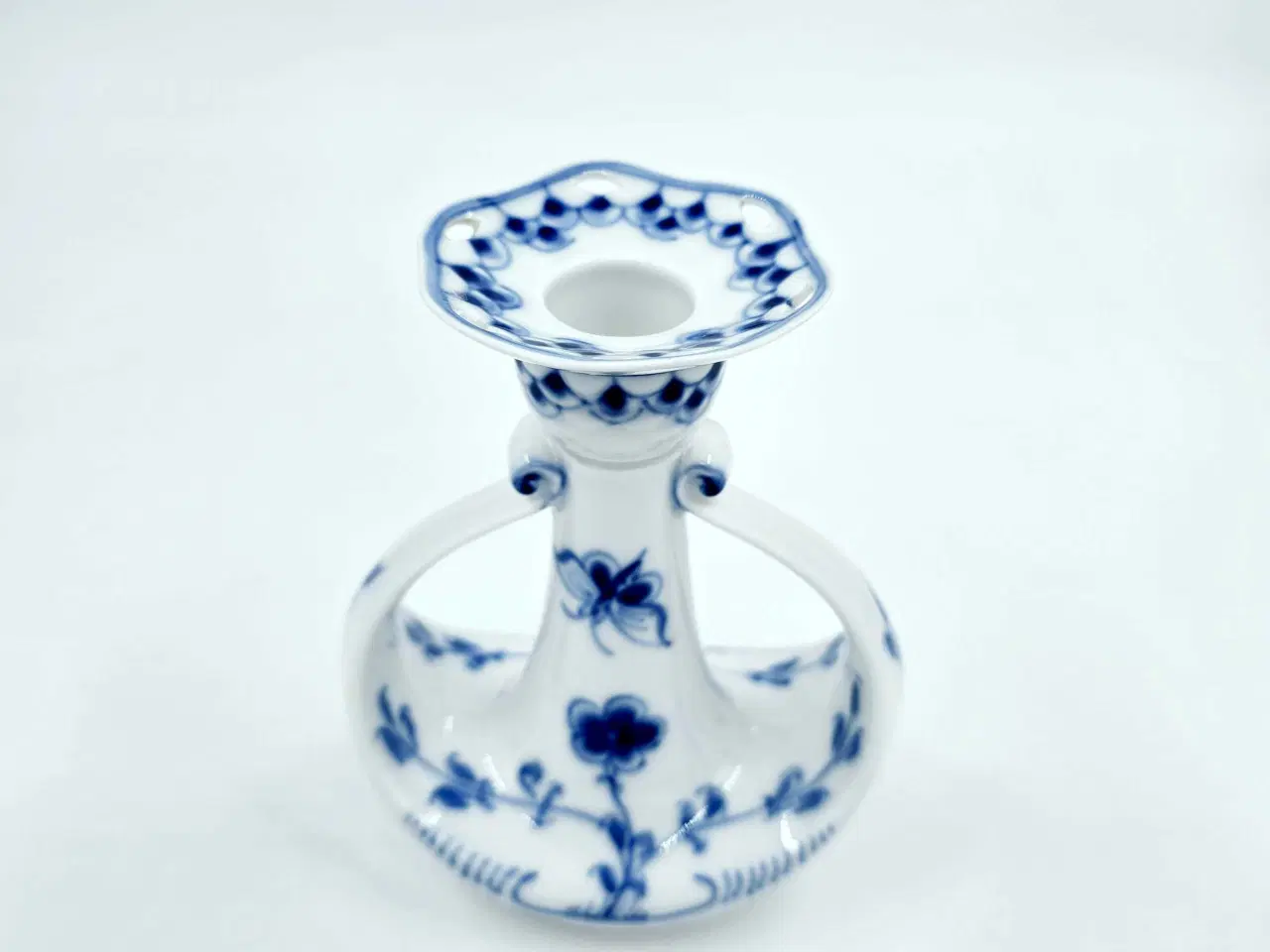 Billede 9 - Sommerfugl lysestage med blondekant 1  sortering 