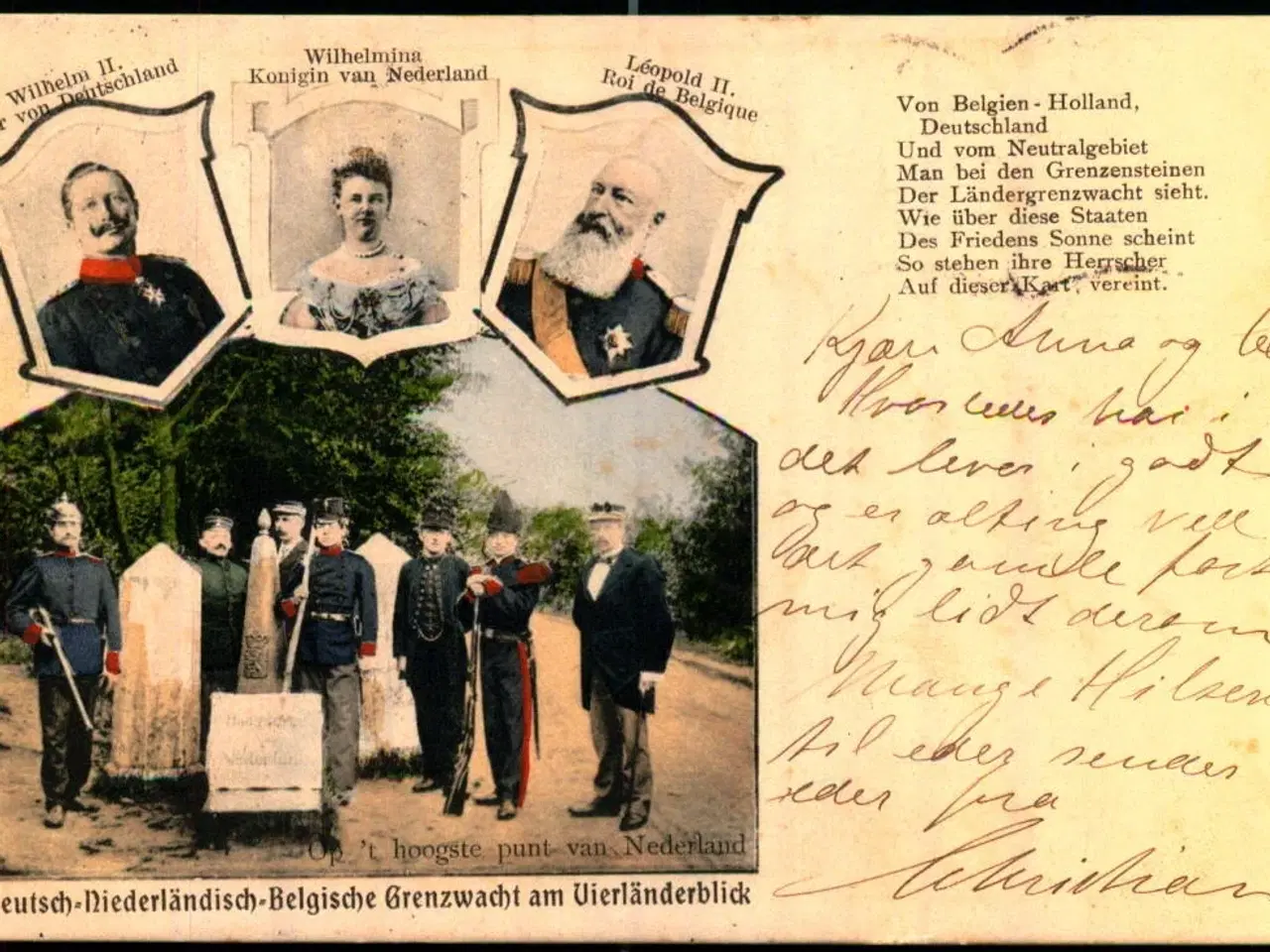 Billede 1 - Kaiser Wilhelm - Dronning Wilhelmina -  Kong Leopold - Grummer 111 - Brugt