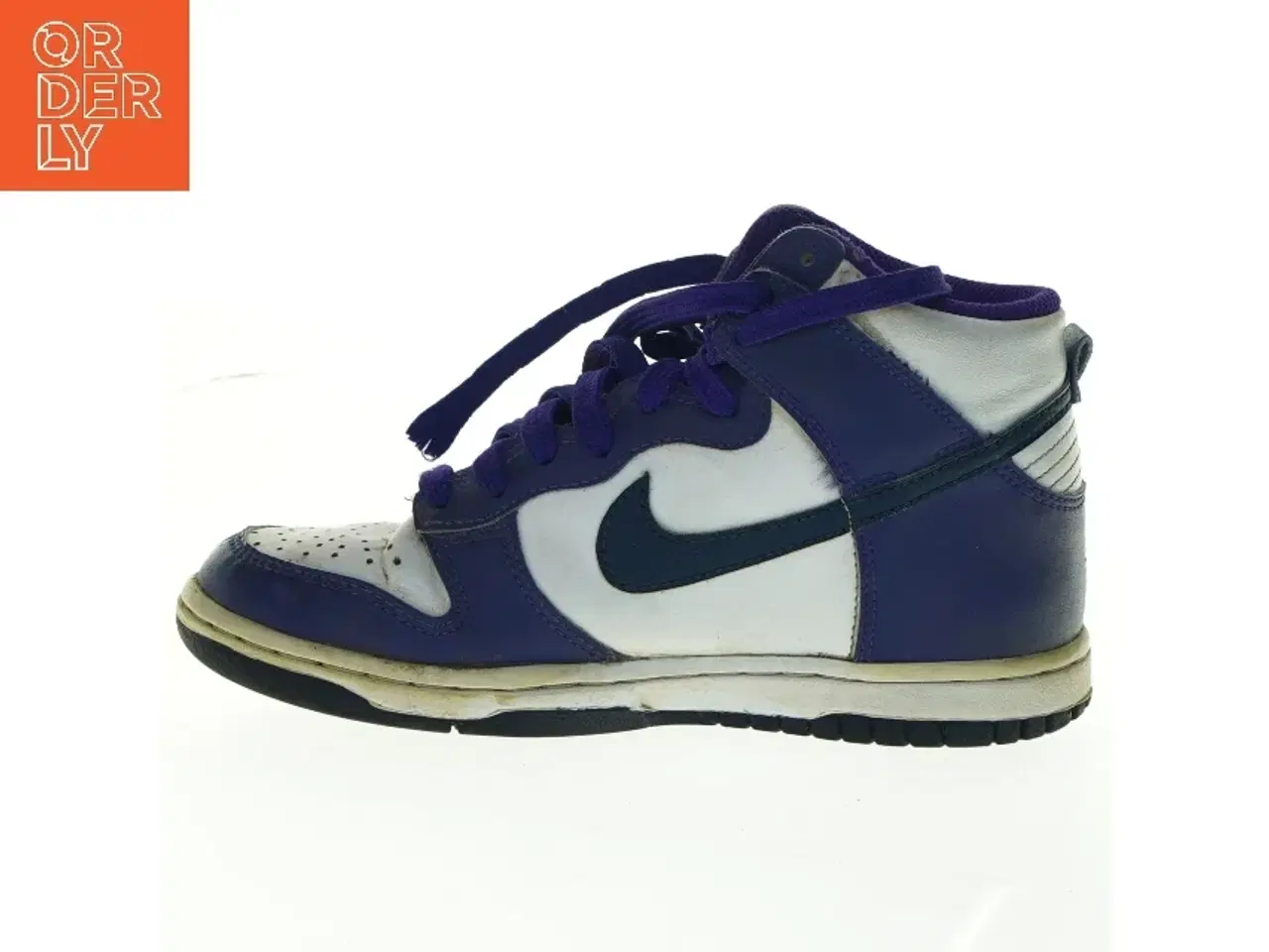 Billede 1 - Nike sko blå og hvide (str. 35,5 )