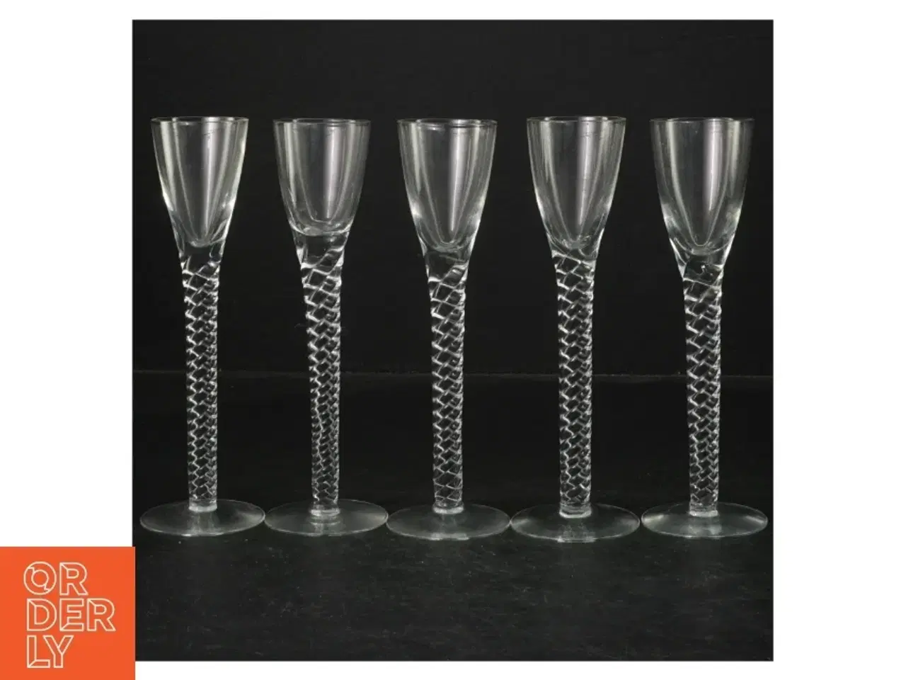 Billede 1 - Snapseglas, 5 styk (str. 16,5 cm. 5 styk)