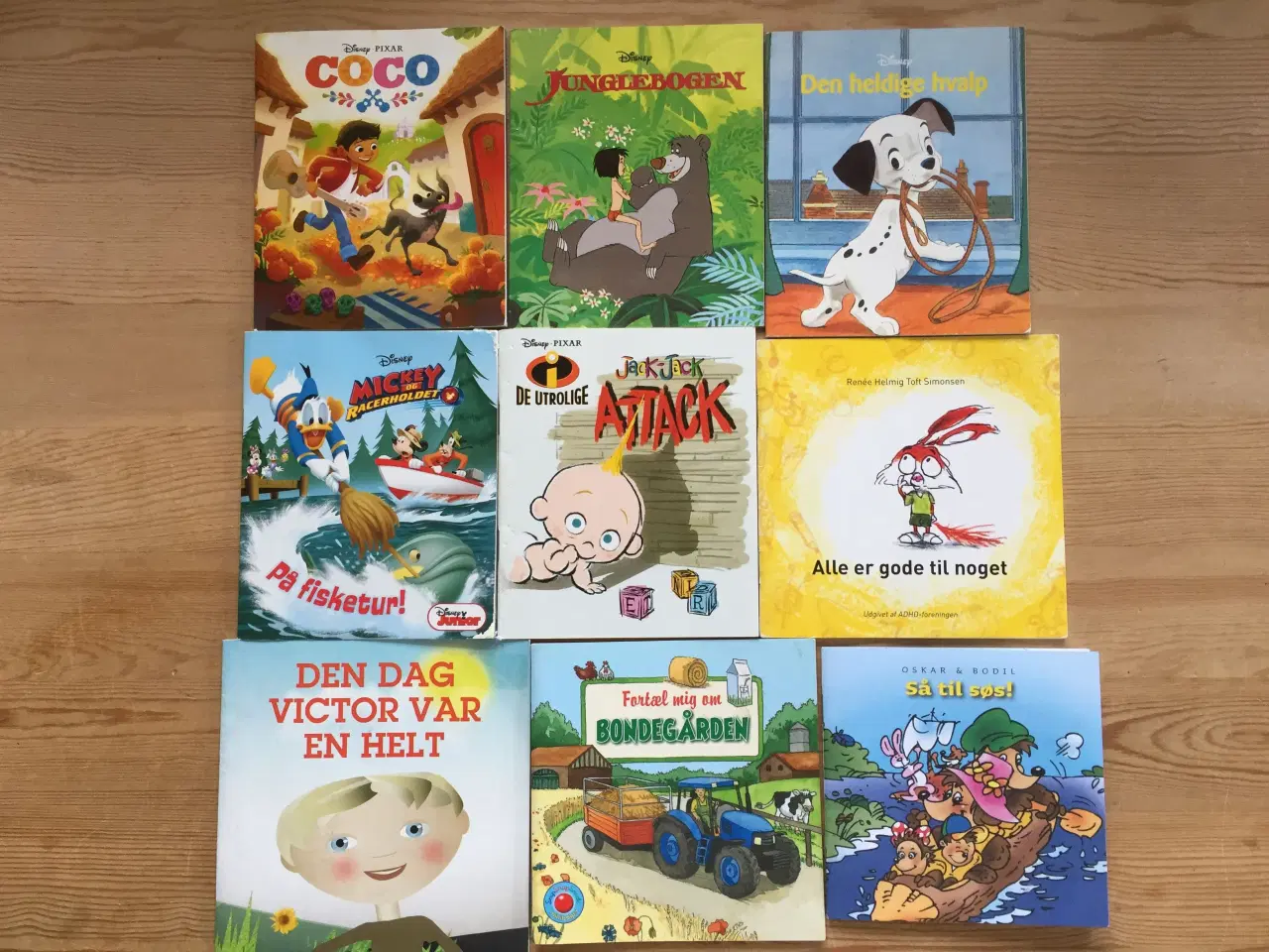 Billede 4 - 8 x 9 børnebøger, Lilleput, Disney m.fl.