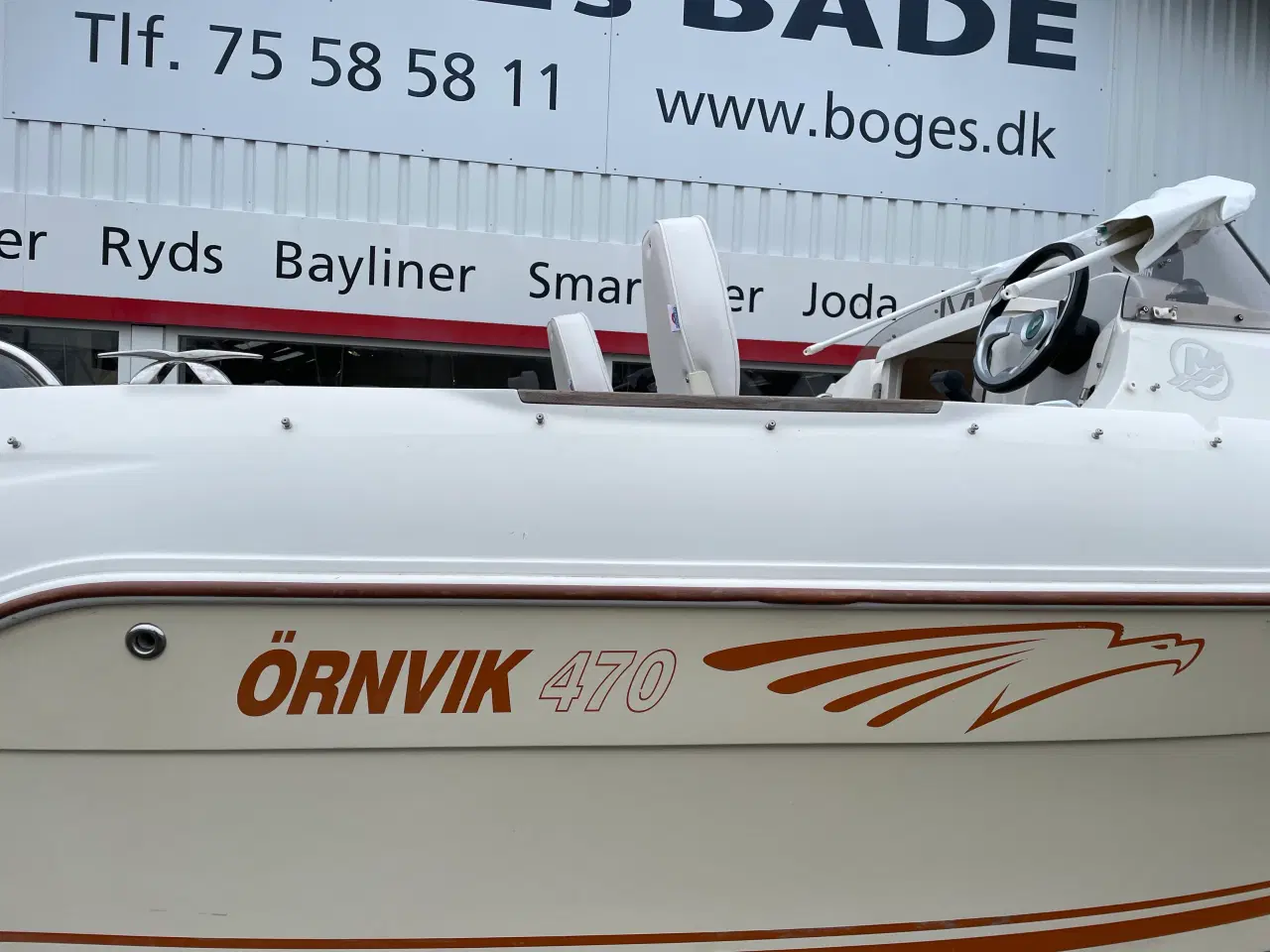 Billede 10 - 470 Cruiser med 60 hk Mariner-EFI 4 takt og 1000 kg Brenderup bådtrailer