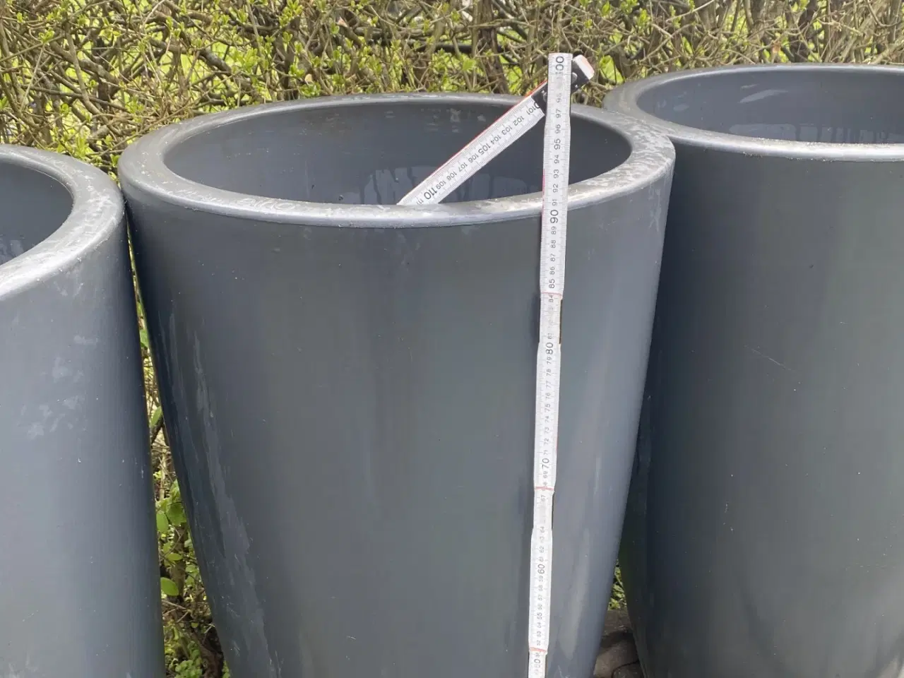 Billede 8 - Elho Pure Soft Round Plantekrukke 90 cm Antracit