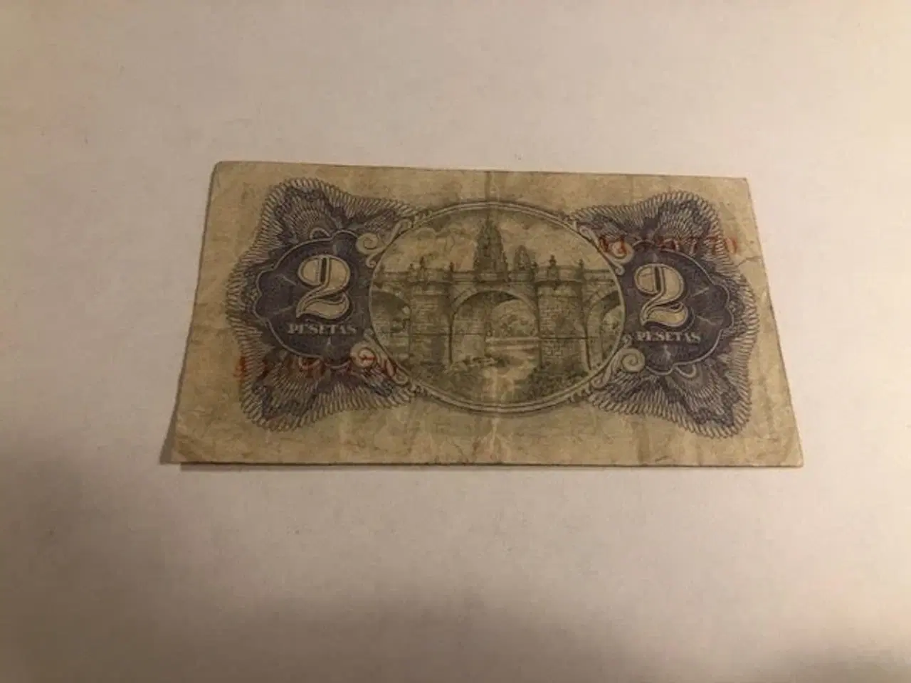 Billede 2 - 2 pesetas Spain 1938