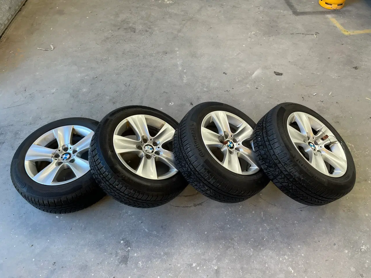 Billede 6 - 17" original BMW Serie 5 alufælge +vinterdæk Conti