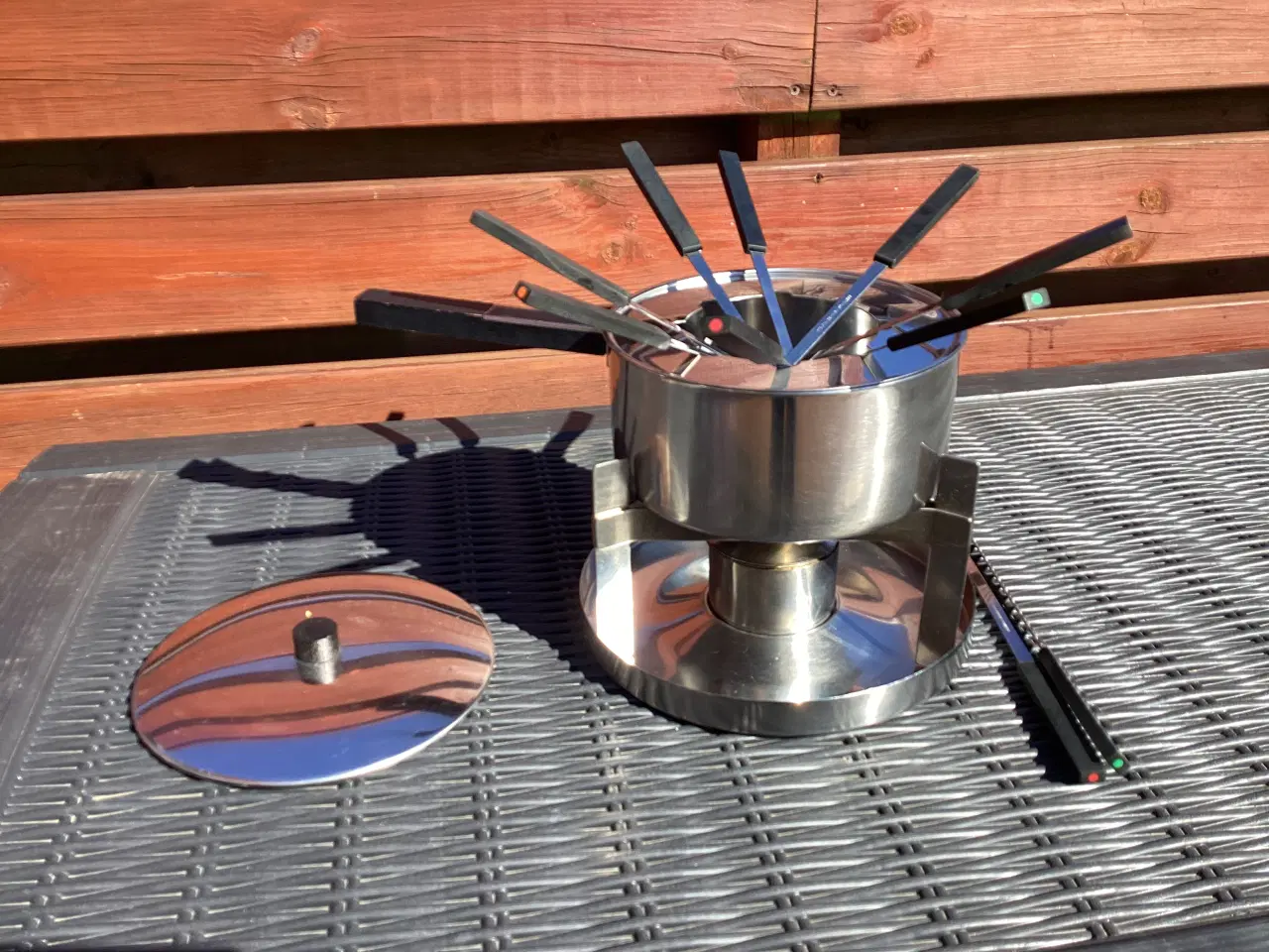 Billede 2 - Steltonfondue sæt med gafler