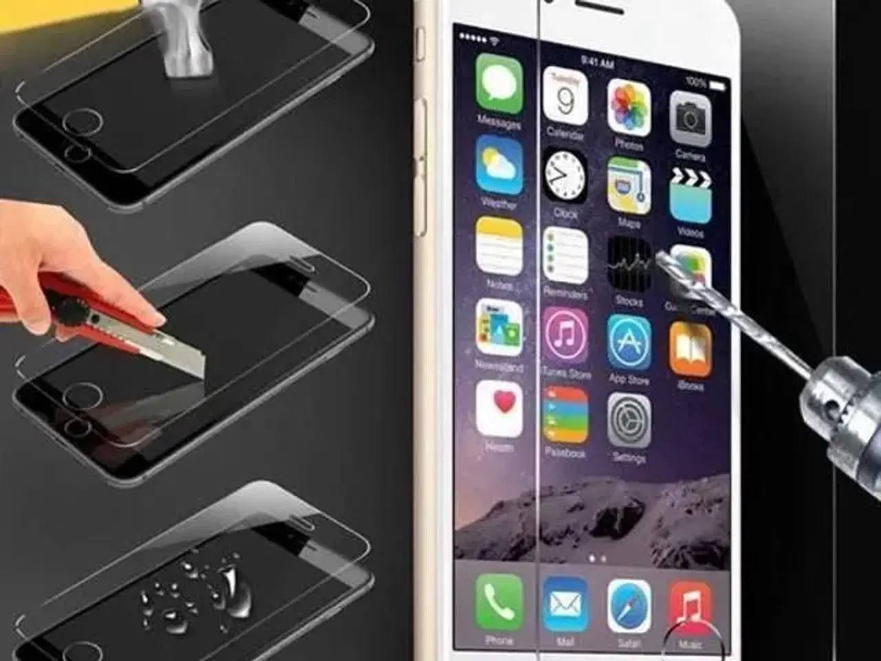 Billede 5 - Sort multi flip cover til iPhone 5 5s SE