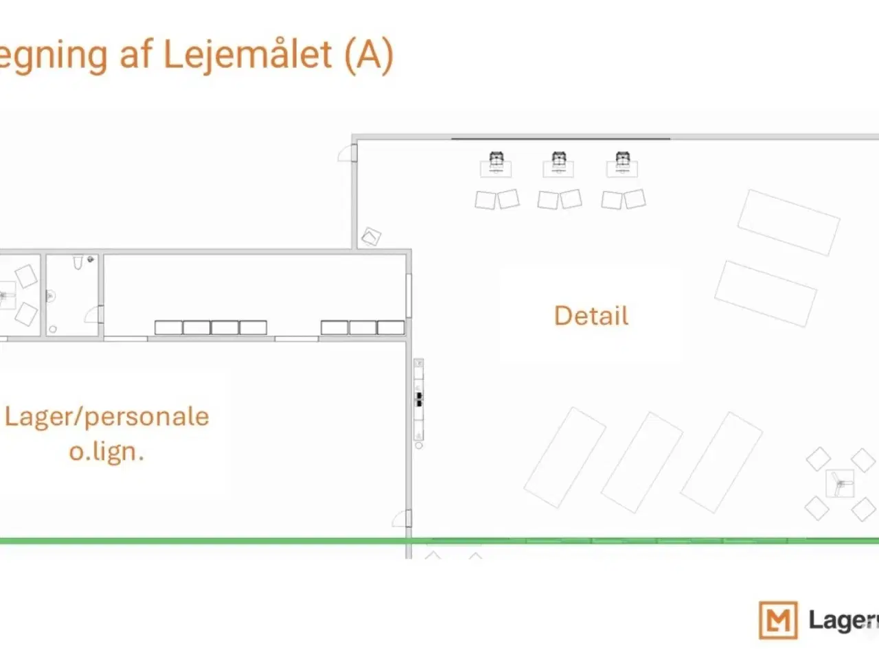 Billede 11 - Flot showroom/detail på trafikeret indfaldsvej
