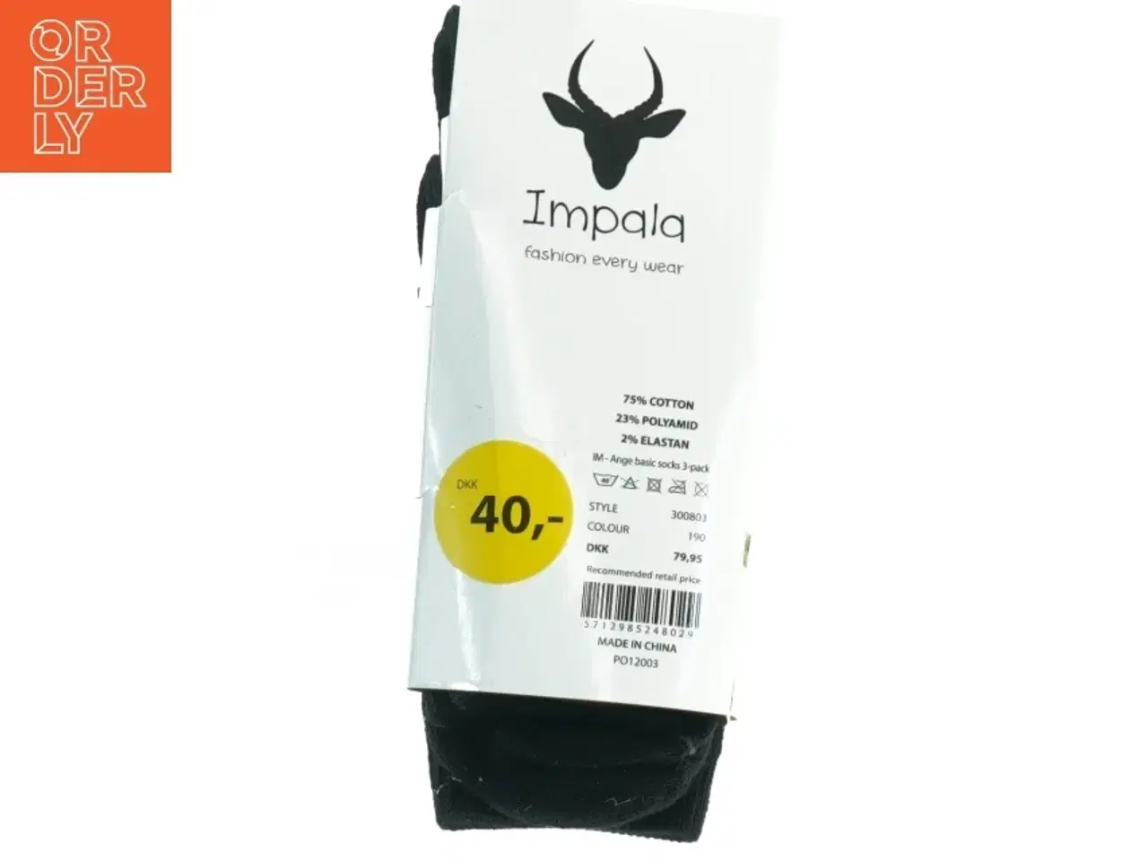 Billede 3 - Impala sorte strømper (str. 23 til 26)