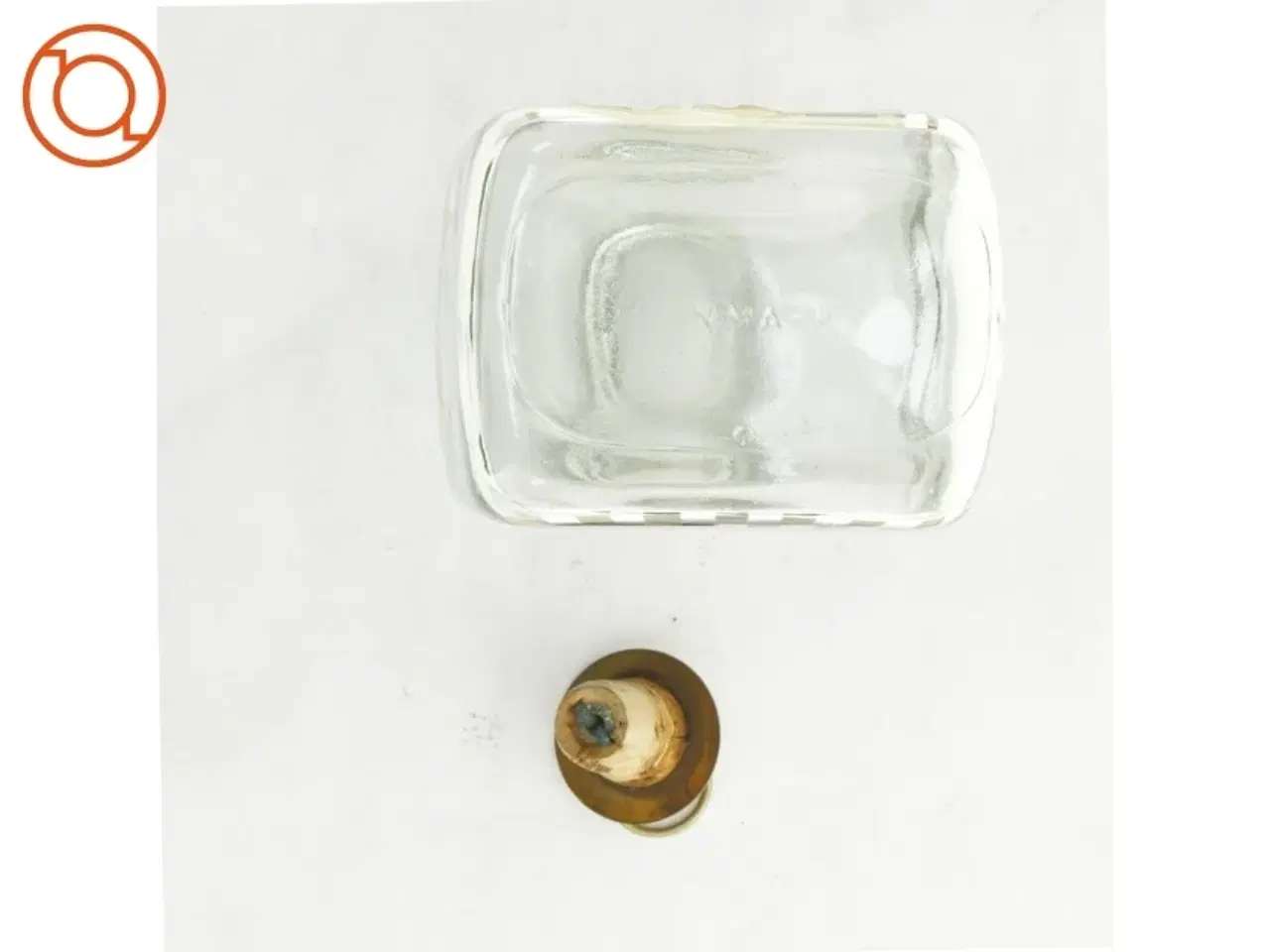 Billede 5 - Karaffel til julesnaps fra Holmegaard (str. 19 x 9 cm)