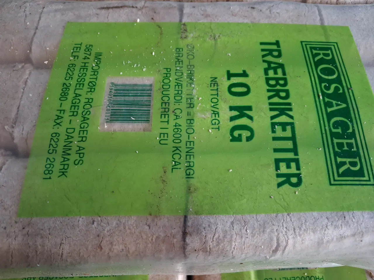 Billede 2 -  Træbriketter fra Rosager