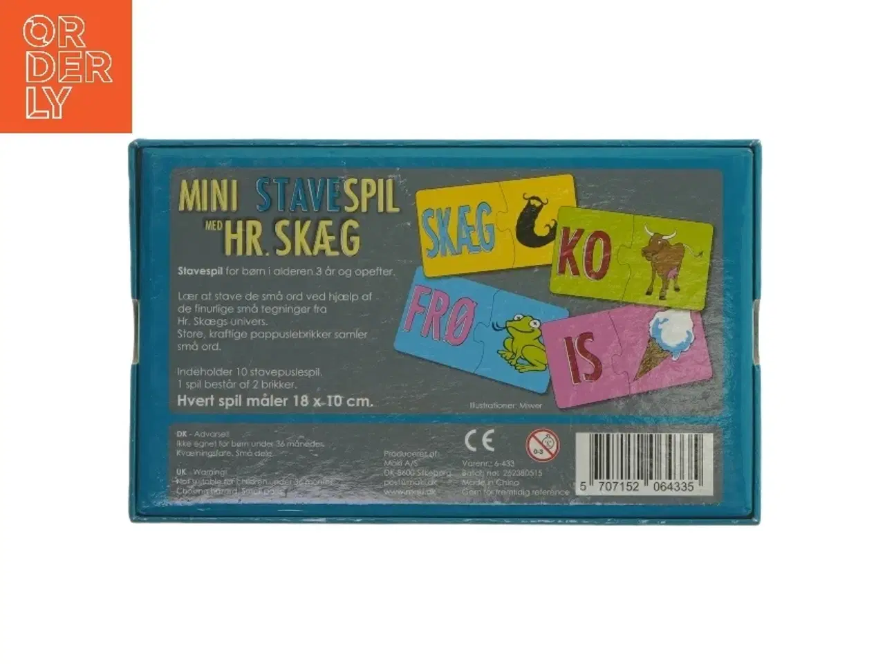 Billede 3 - Mini stavespil med Hr. Skæg fra Krea (str. 20x12 cm)