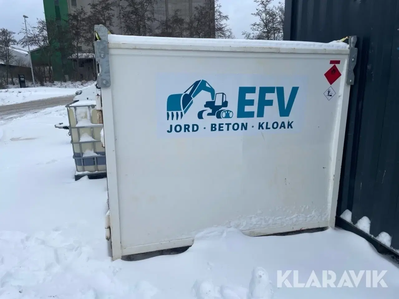 Billede 6 - Container med diesel tank