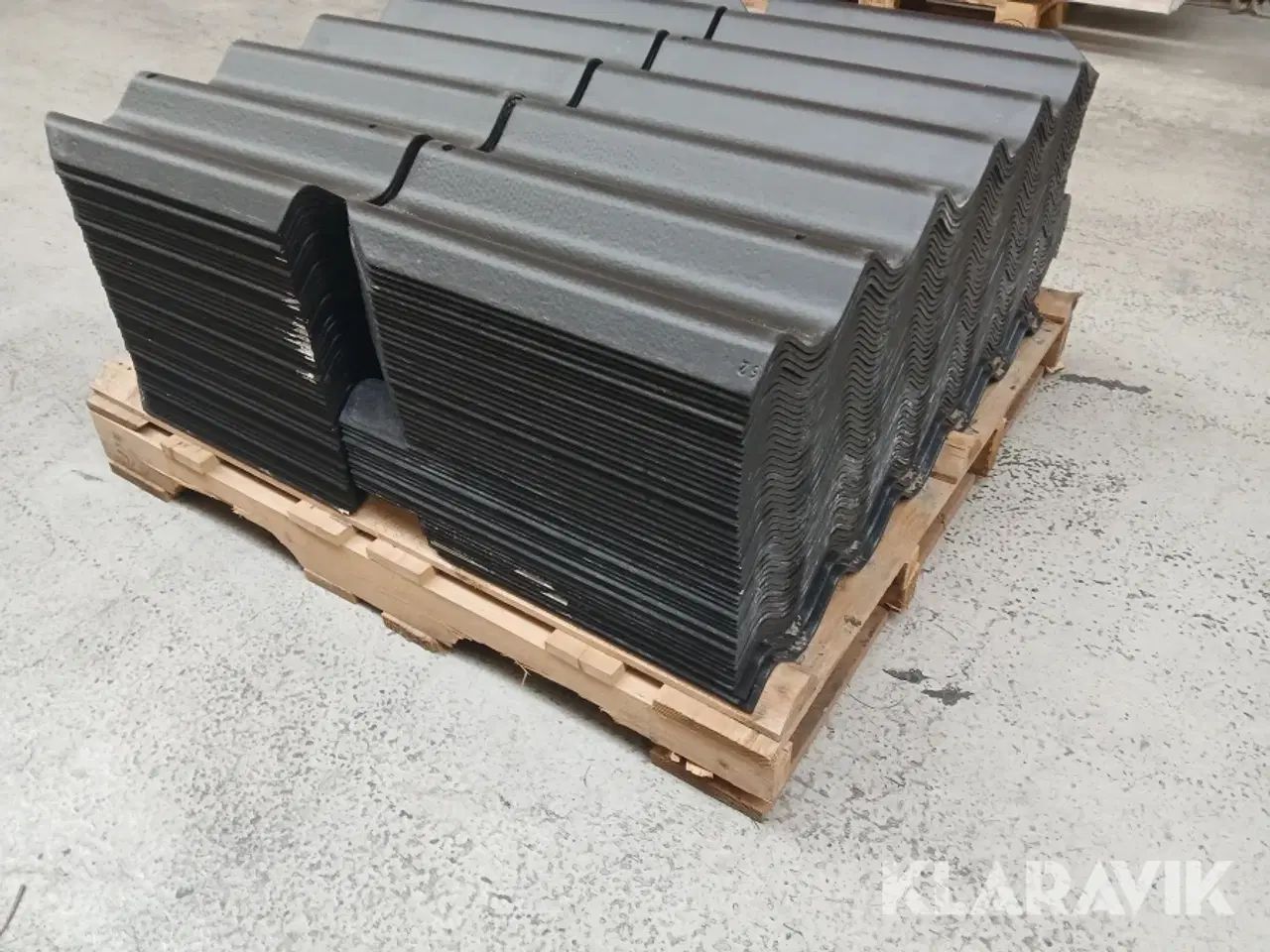 Billede 4 - Tagplader B7 bølgeplade sort Swisspearl/Cembrit B7 Enkelte skadet