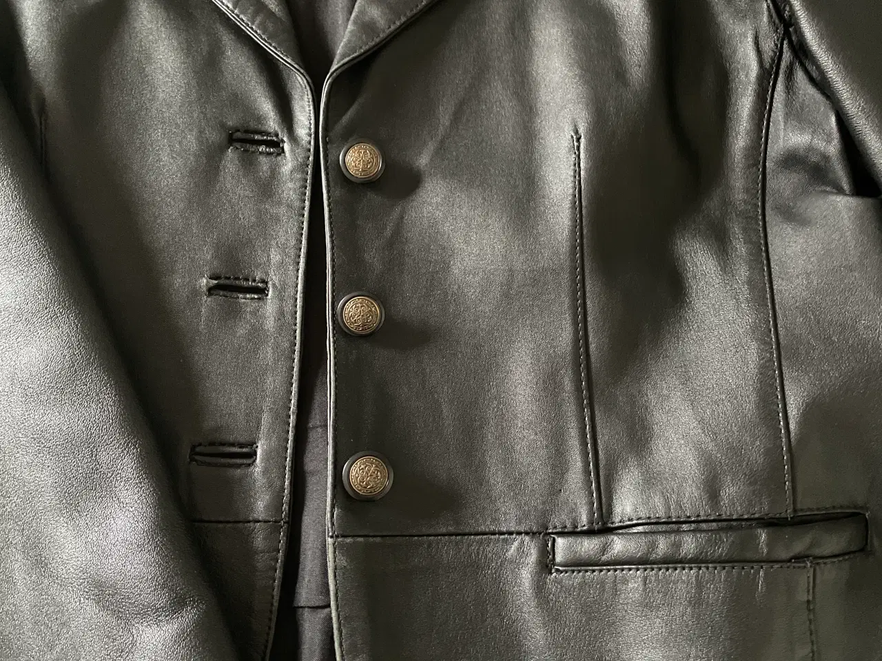 Billede 2 - Læder blazer