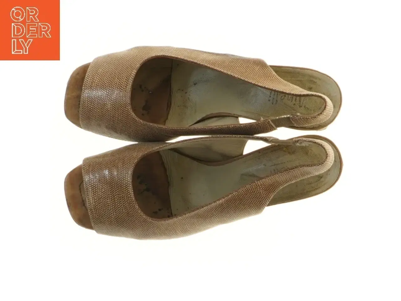 Billede 3 - Brune Minelli damesandaler med hæl fra Minelli (str. 40 )