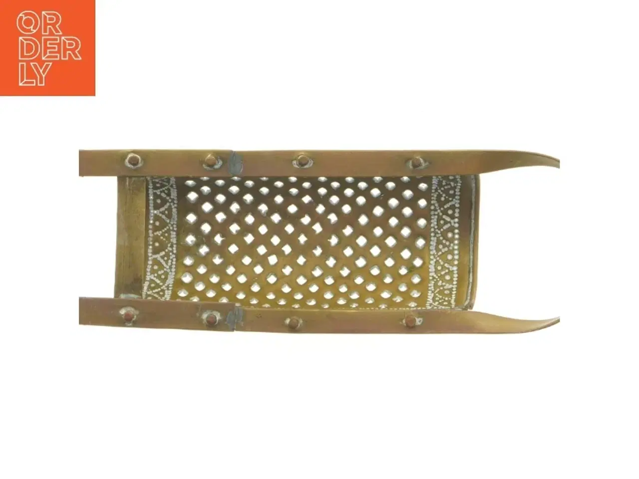 Billede 5 - Antikt Rivejern kobber/messing (str. 29 x 10 cm)
