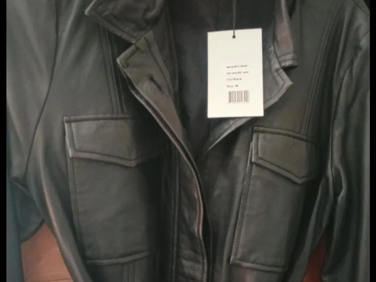 Billede 3 - Skindjakke, Soft Rebels sort med aftageligt bælte