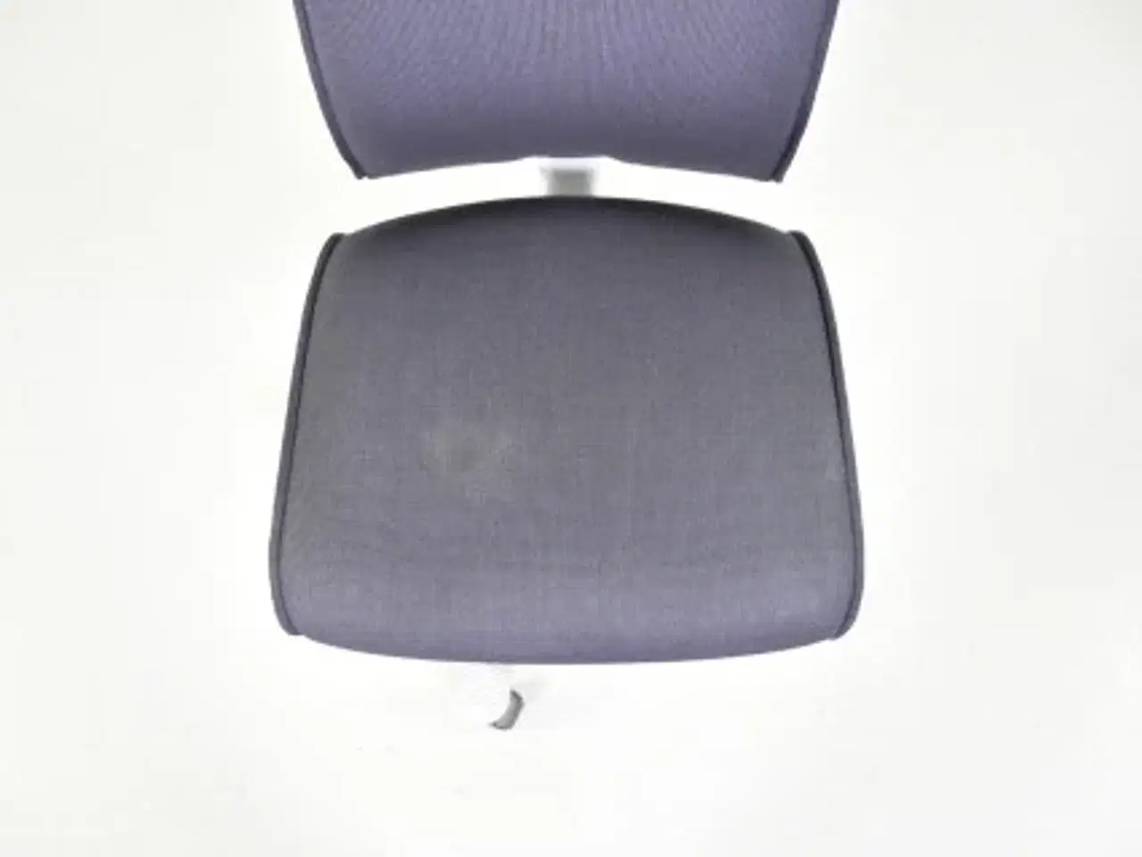 Billede 6 - Häg h05 5200 kontorstol med sort/blå polster og gråt stel