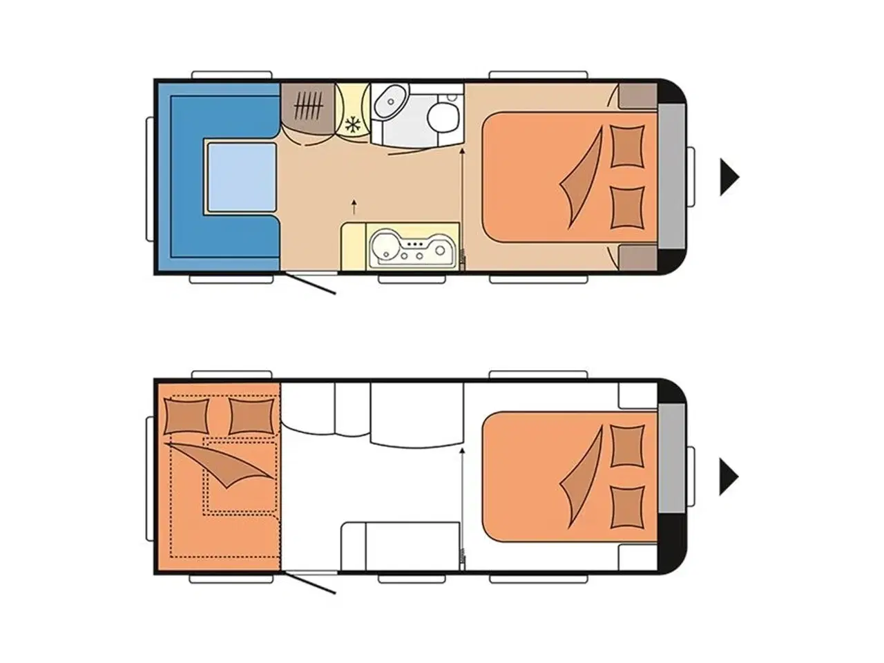 Billede 2 - 2018 - Hobby Excellent 540 UFF Pæn og velholdt campingvogn
