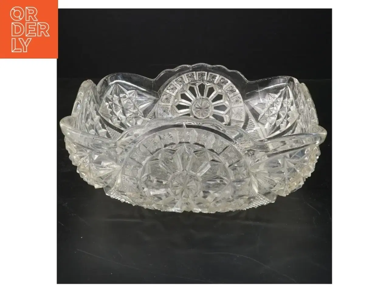 Billede 1 - Firkantet glas skål (str. 6x20x20 cm)