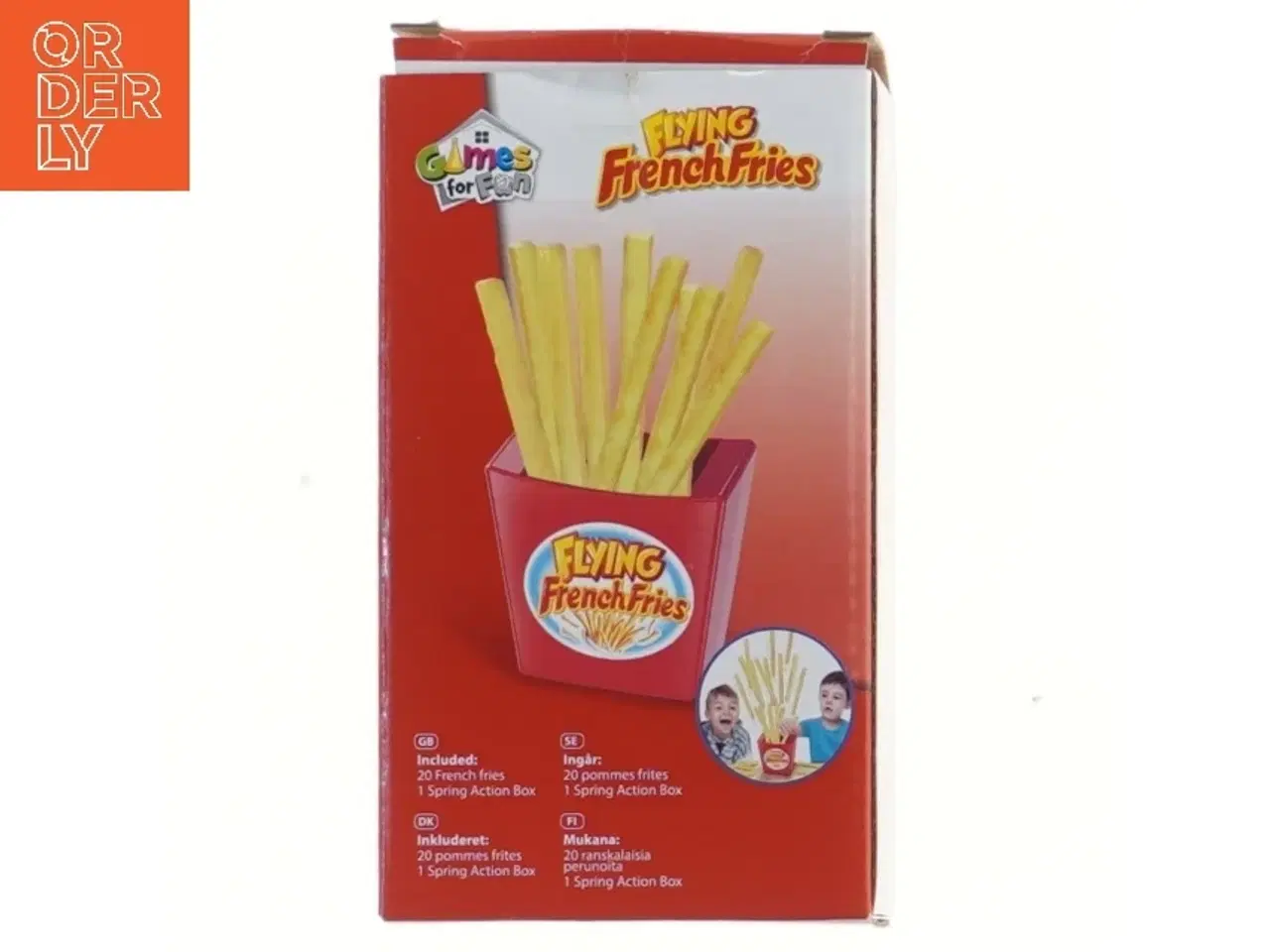 Billede 3 - Flying French Fries spil (str. 17x8x4,5 cm)