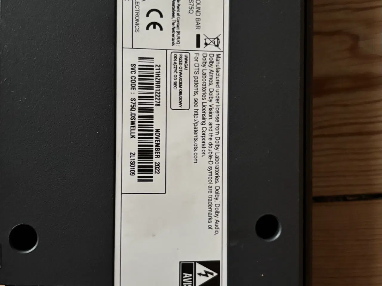 Billede 4 - LG S75Q atmos soundbar med subwoofer sælges