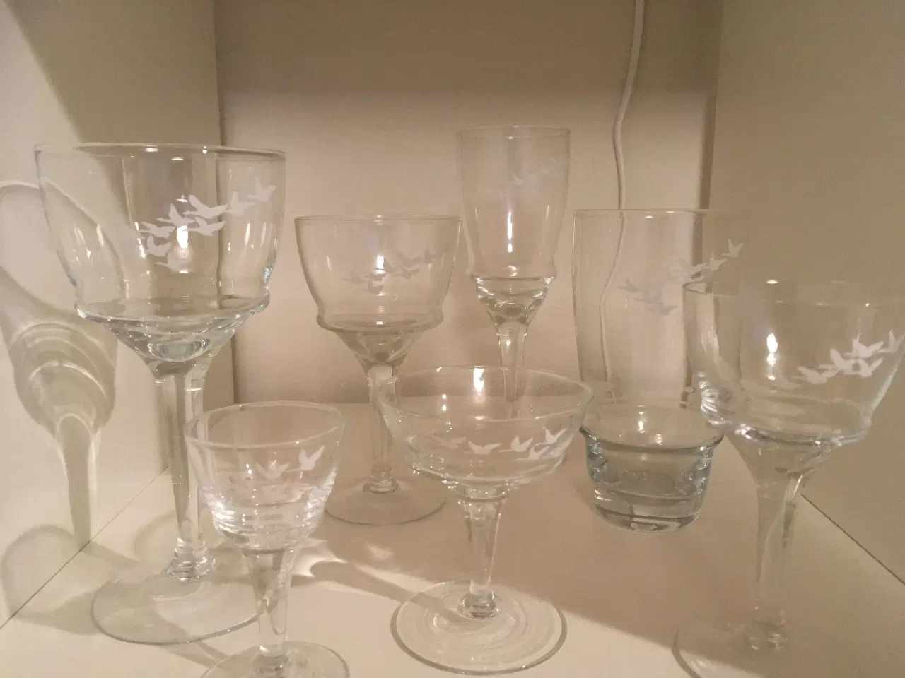 Billede 1 - Svanestellet glas