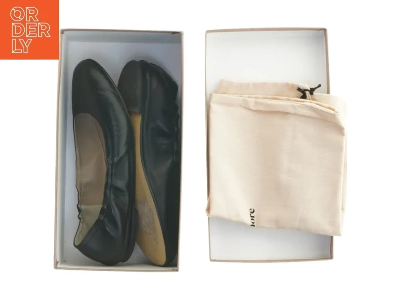 Billede 8 - Sort ballerina sko fra roccamore (str. 39 )
