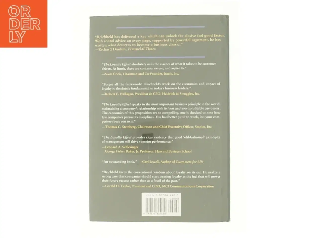 Billede 2 - The Loyalty Effect : the Hidden Force Behind Growth, Profits, and Lasting Value by Frederick F., Teal, Thomas Reichheld af Reichheld, Frederick F. / T