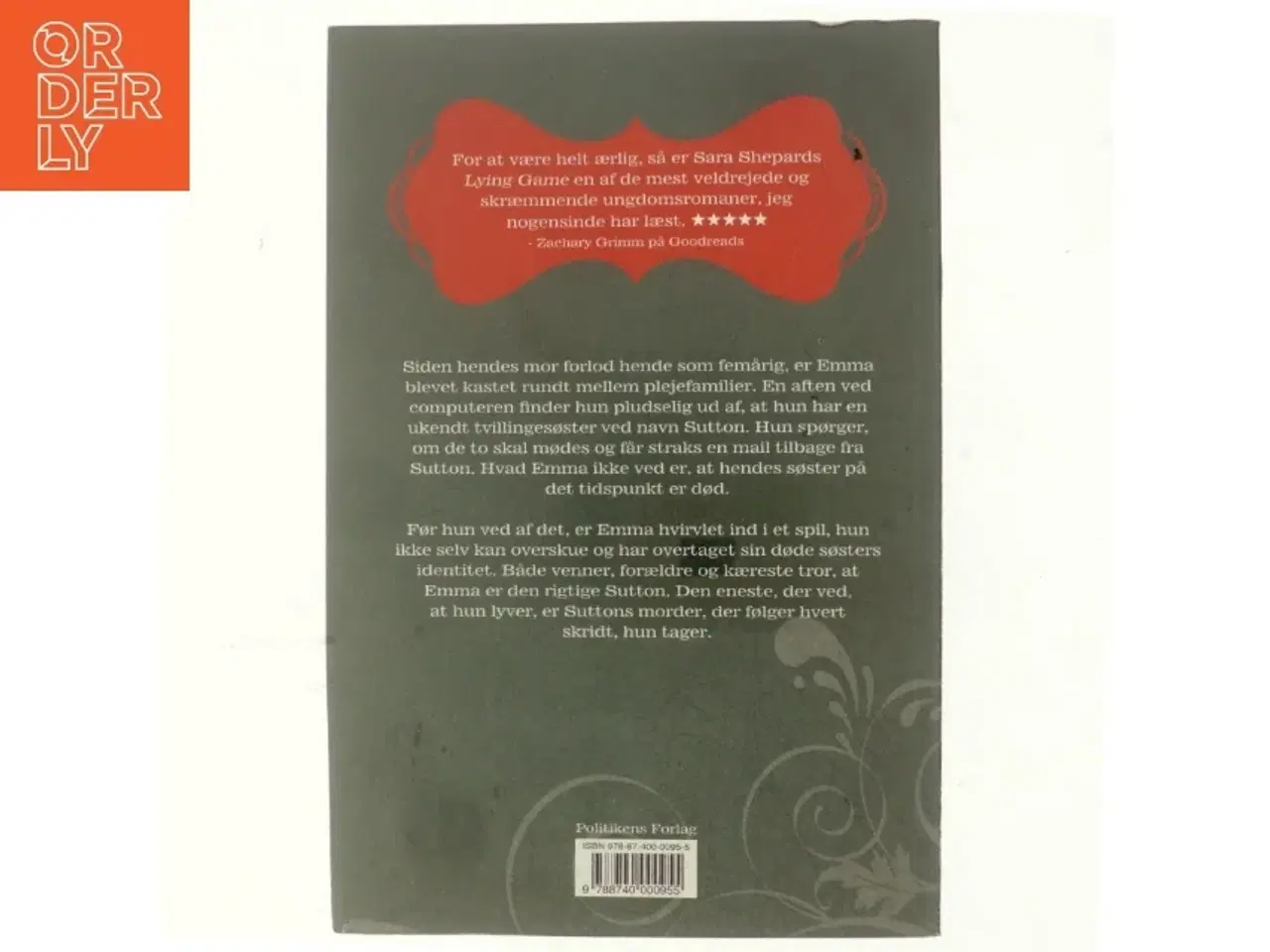 Billede 3 - Lying game, Den enes død af Sara Shepard (Bog)