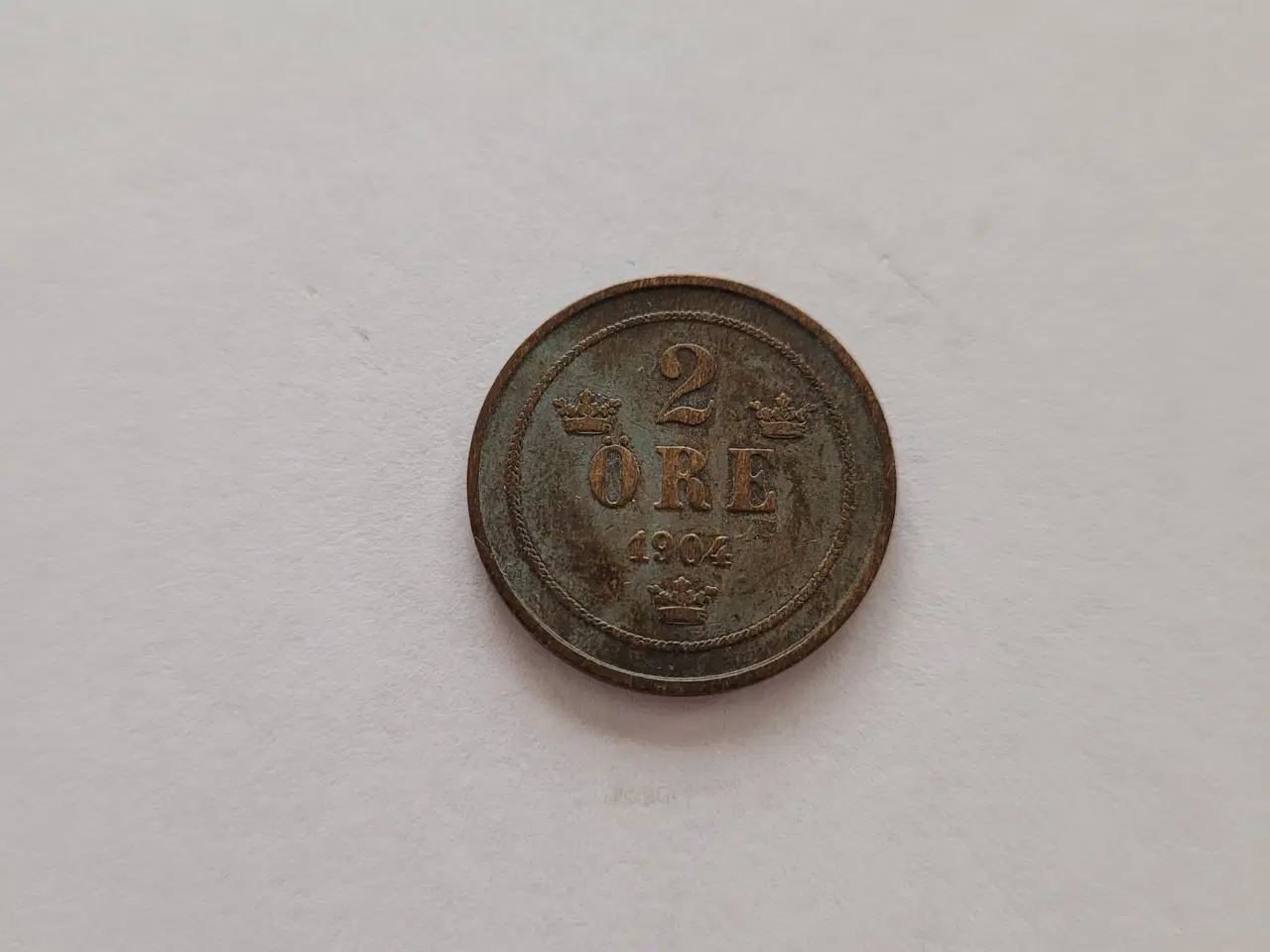 Billede 1 - Sverige, 2 øre 1904