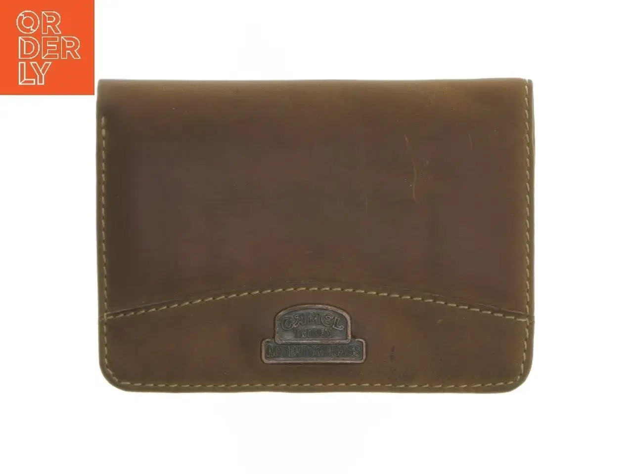 Billede 1 - Læderpung fra Camel (str. 13,5x9,5 cm)