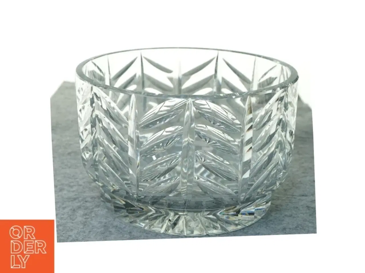 Billede 1 - Skål i glas (str. 21 x 13 cm)