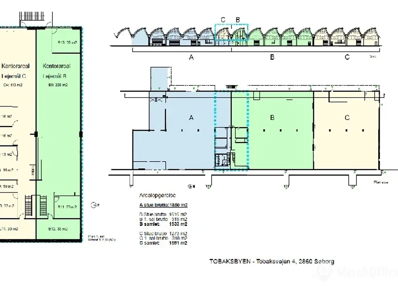 Billede 33 - Lager-og kontorlokaler med indhegnet gårdareal