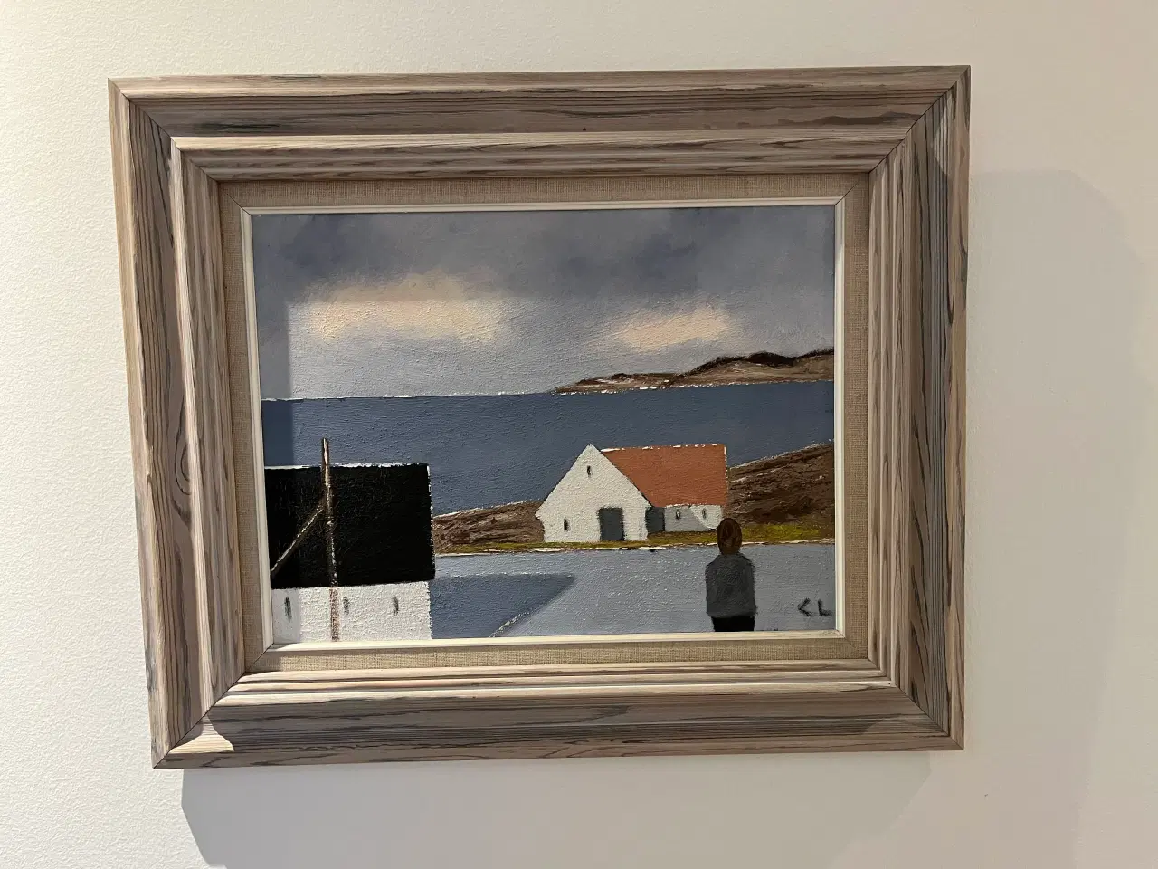 Billede 1 - Oliemaleri Bornholm af C.L
