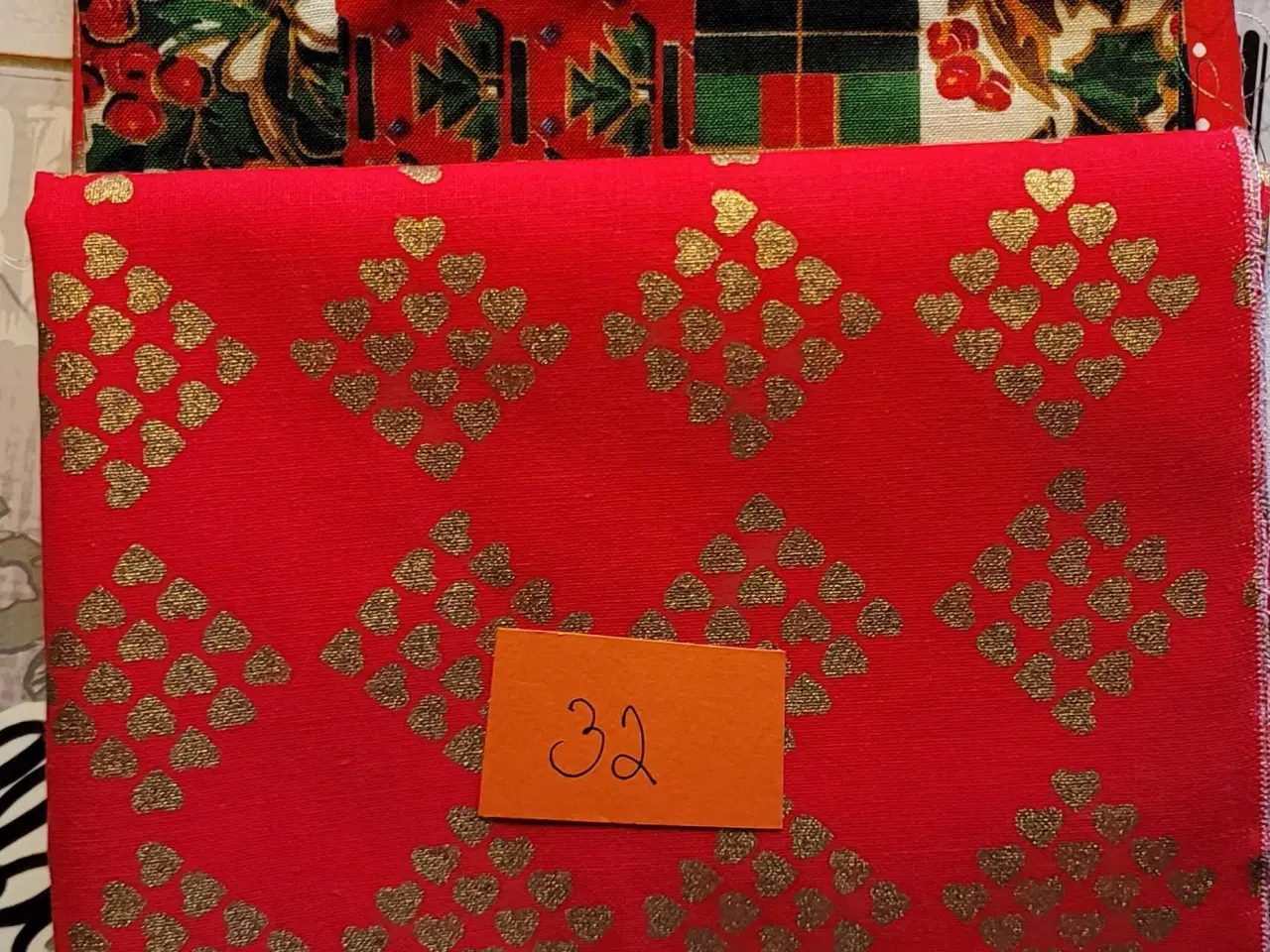 Billede 2 - Jule patchwork stof 