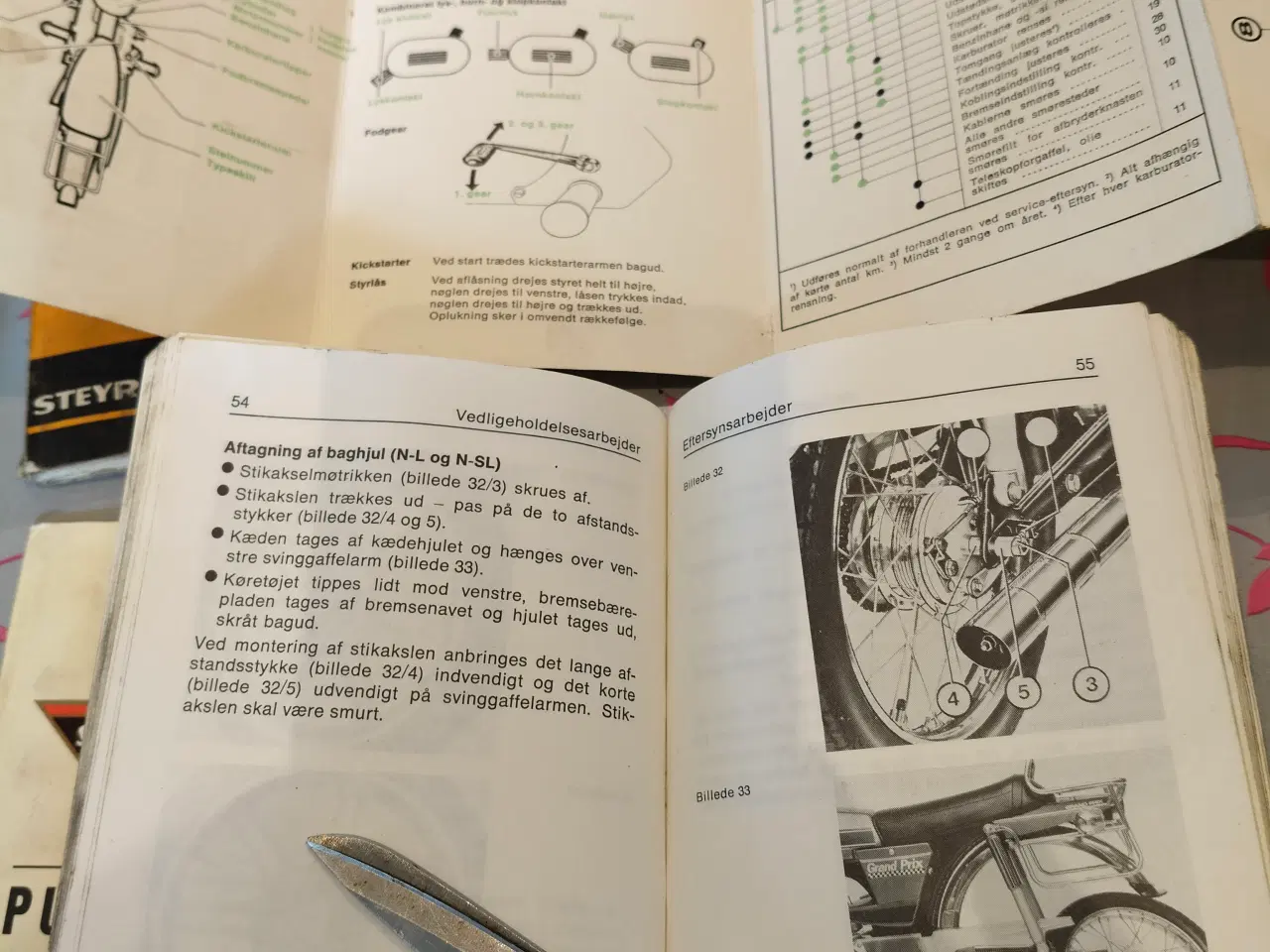 Billede 2 - PUCH MS 50 instruktionsbog mv