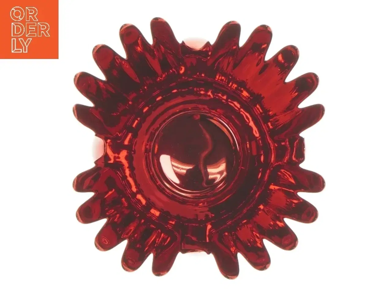 Billede 2 - Dekorativ vase i glas fra Krifon (str. 14 cm)