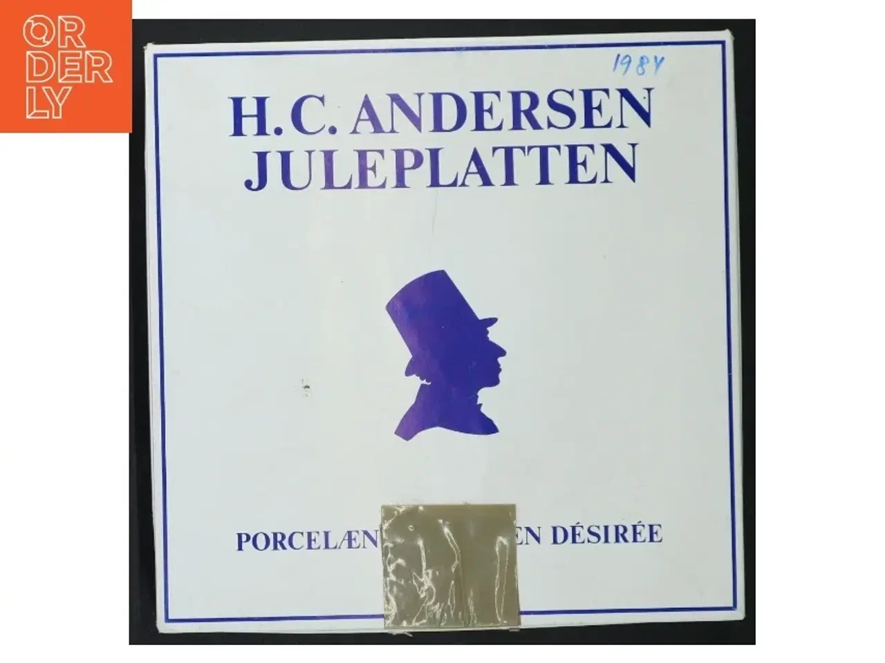 Billede 4 - H.C. Andersen Juleplatte 1984 fra Desiree (str. Ø 19 cm)