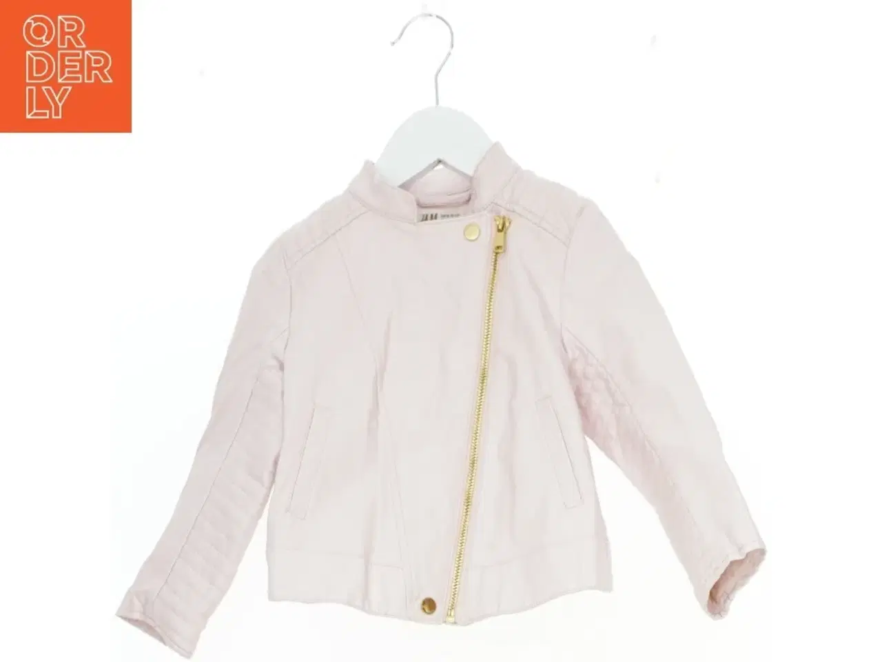 Billede 1 - Ny Lyserød jakke i læder fra H&M (str. 98 cm)