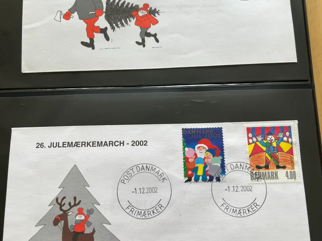 Billede 6 - Første dags kuvertmappe m/julemærkemarch