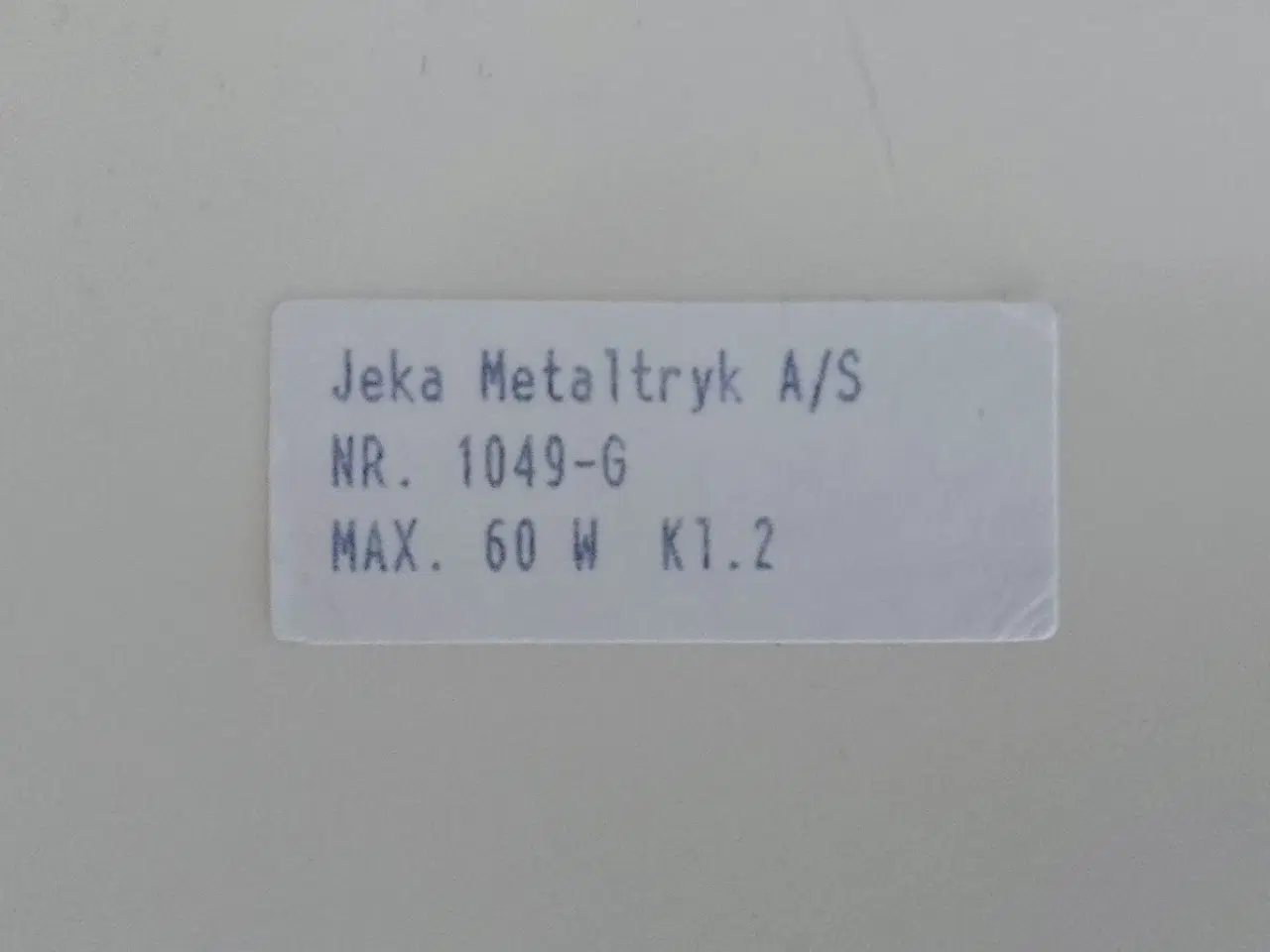 Billede 5 - JEKA standerlampe / gulvlampe, model 1049-G.