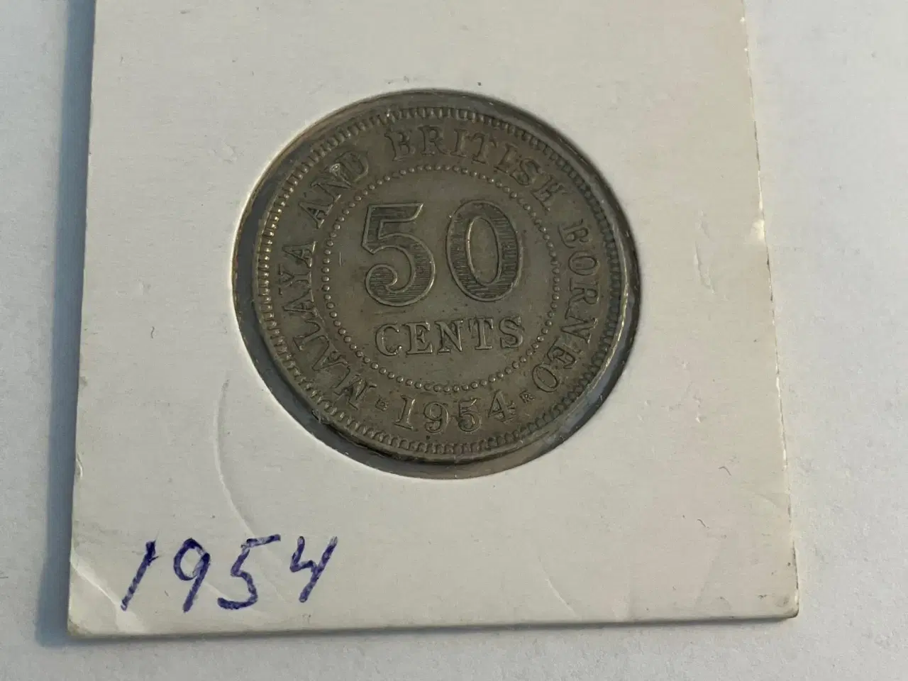 Billede 1 - 50 Cents 1954 Malaya And British Borneo