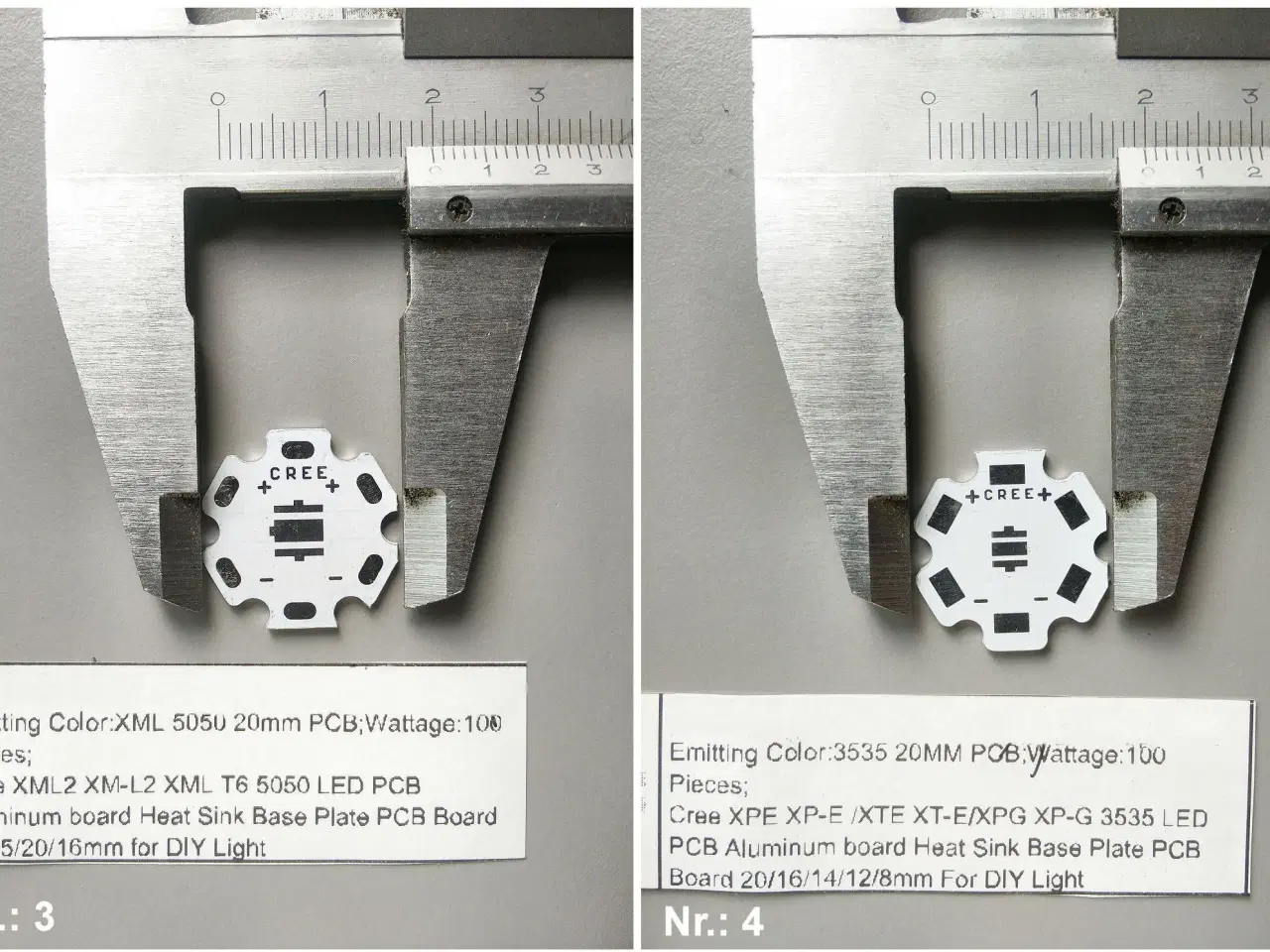 Billede 2 - Cree LED PCB heatsink pads og Linse