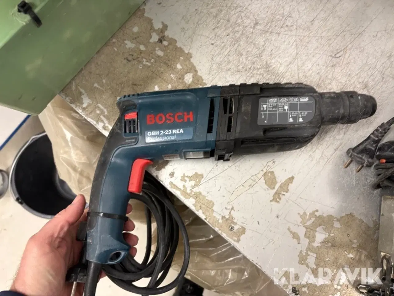 Billede 4 - Håndværktøj Bosch Würth blandet lot 6 stiksav 1 skruemaskine 2 borehamre 1 luftsømpistol